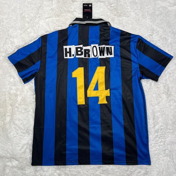 MARVEL SPIDERMAN ACROSS THE SPIDER-VERSE SPIDER PUNK SOCCER JERSEY - Picture 3 of 3